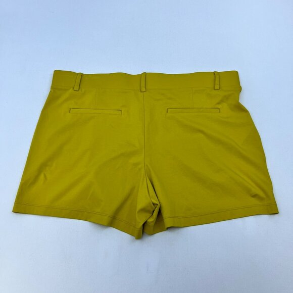 Loft Women’s Pull On Shorts High Rise Yellow Size Large New - Picture 5 of 8